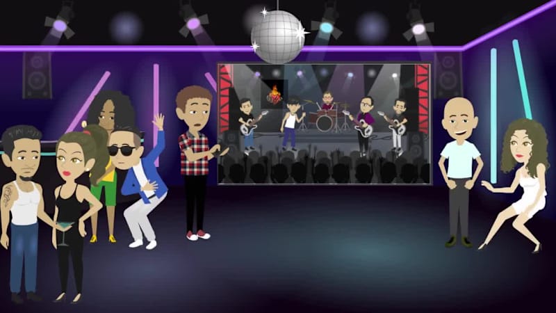 Cover image for 2D animation of a music video