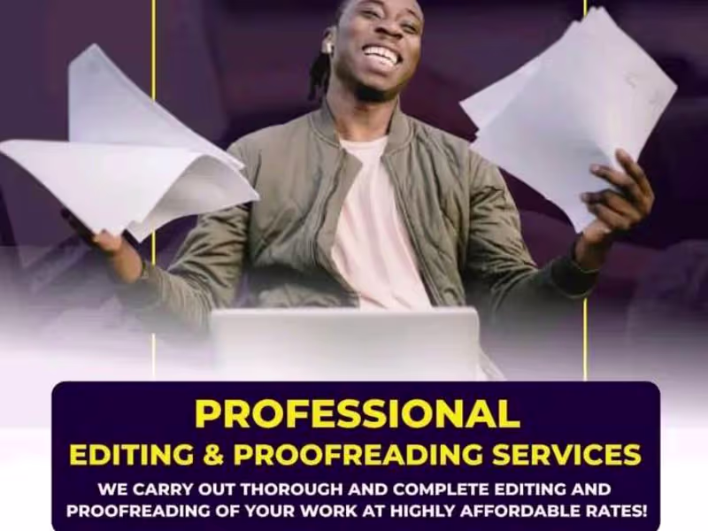 Cover image for High Quality Editing and Proofreading