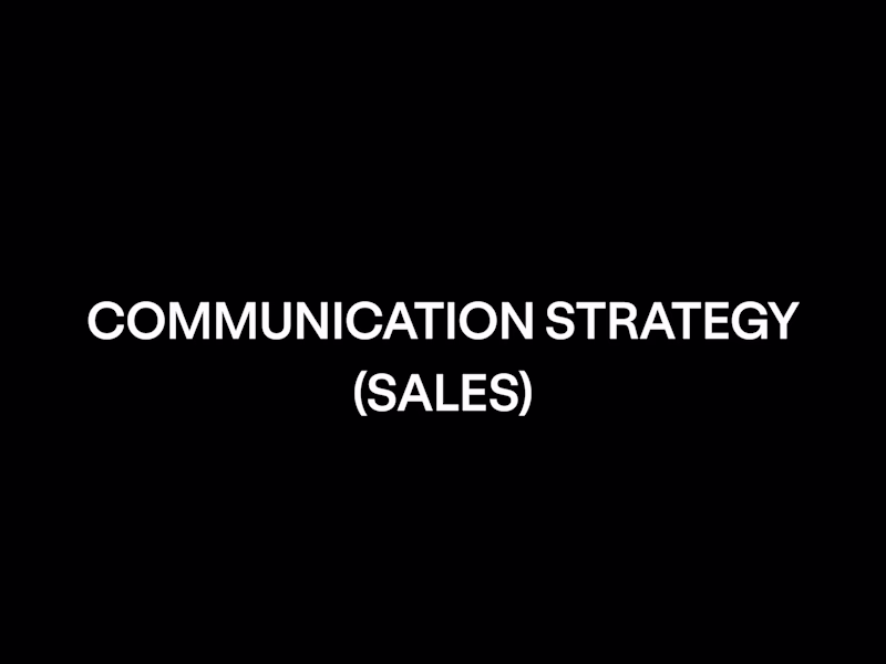 Cover image for Sales Strategy