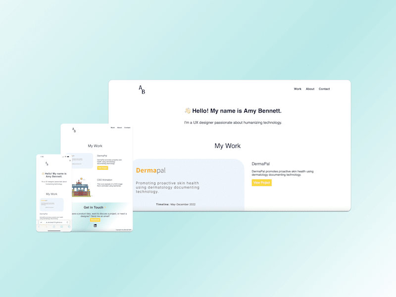 Cover image for A portfolio site created using HTML,CSS, and JavaScript