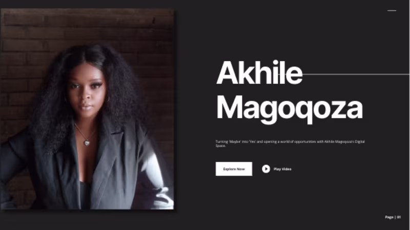 Cover image for Portfolio Presentation - Presentation