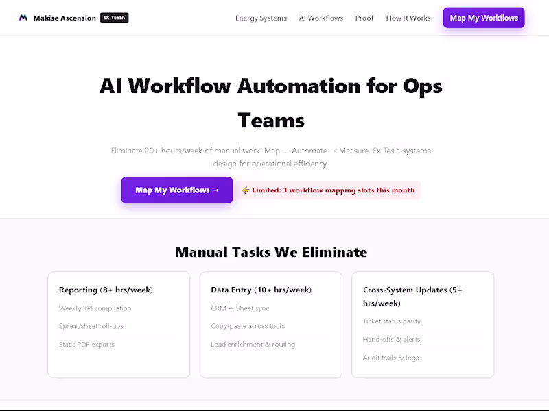 Cover image for Automated Lead Qualification & CRM Sync