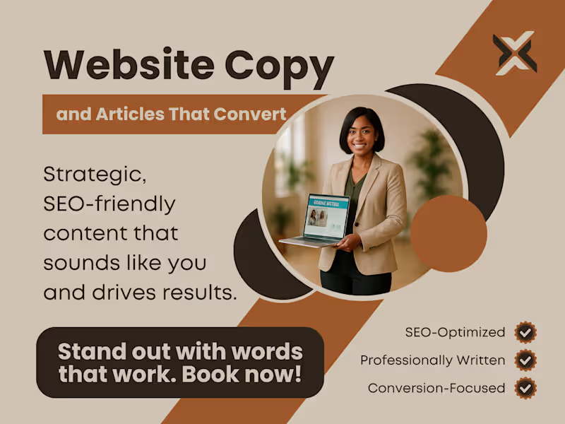 Cover image for Website Copy & SEO-Friendly Articles