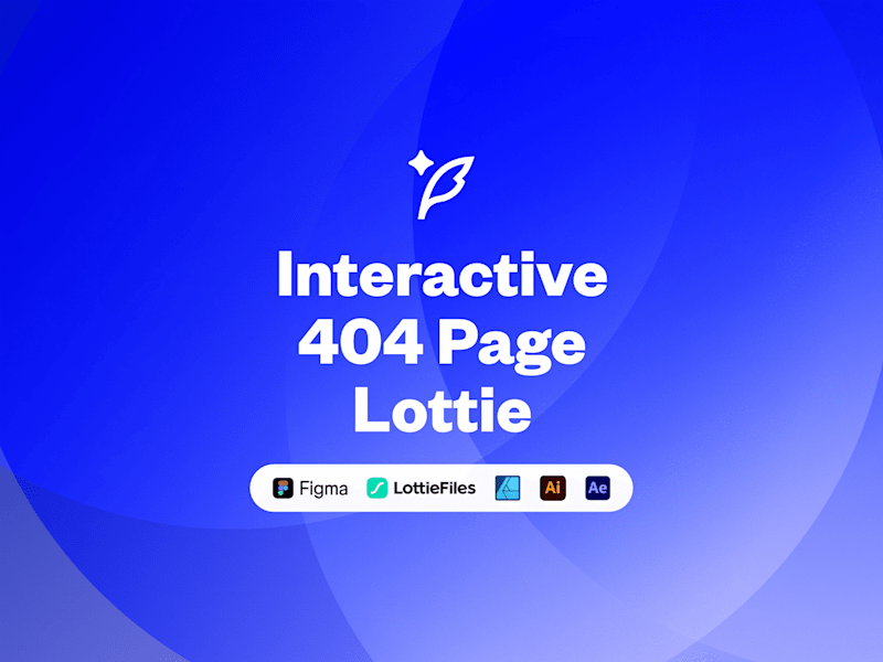 Cover image for Interactive 404 Page Lottie