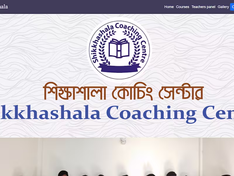 Cover image for Coaching Management System