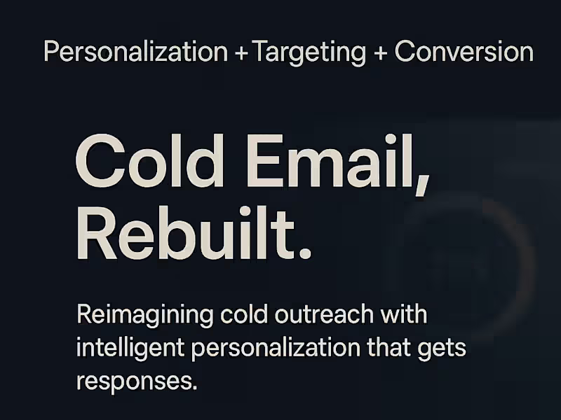 Cover image for Cold Email for Growing Companies 