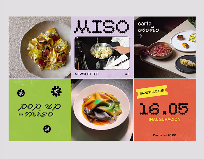 Cover image for Branding: MISO, vegan restaurant