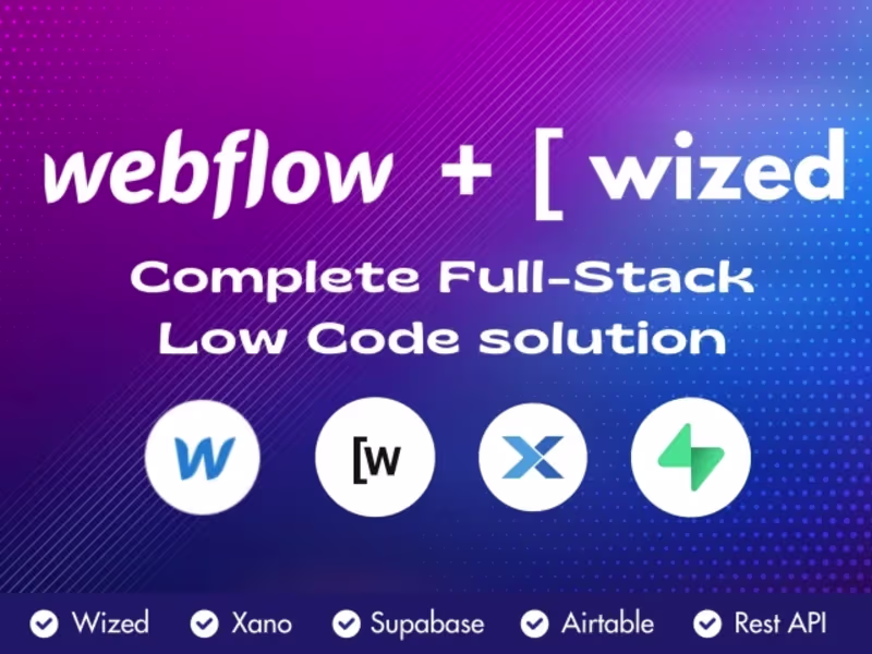 Cover image for MVP Development in Webflow