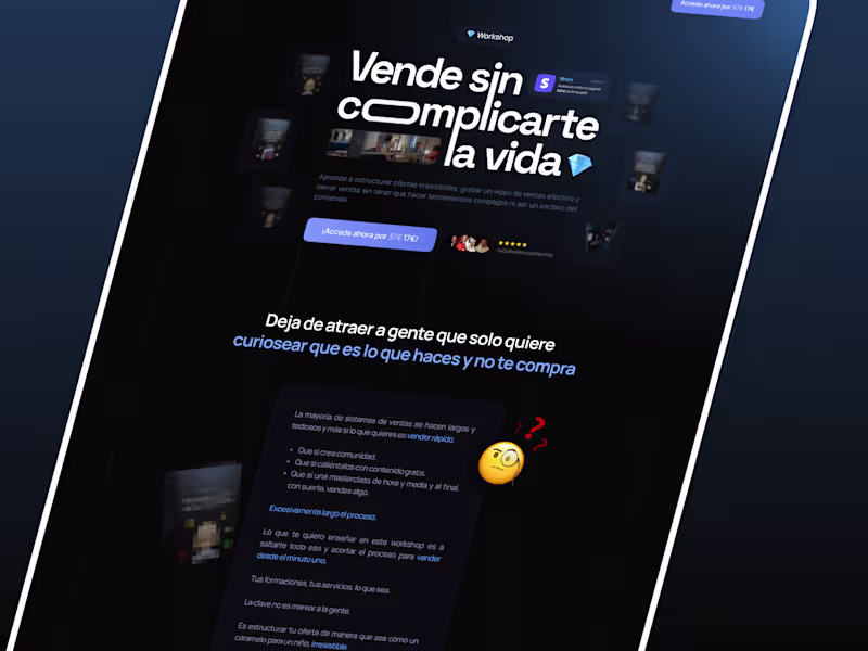 Cover image for Landing Page design