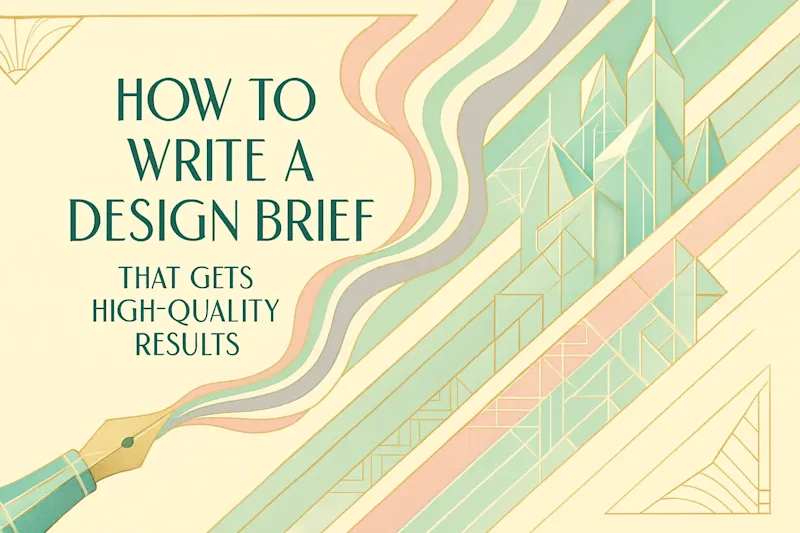 Cover image for How to Write a Design Brief That Gets High-Quality Results