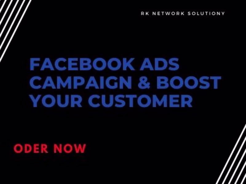 Cover image for FACEBOOK ADS CAMPAIN WITH TARGETET AUDIENCE 