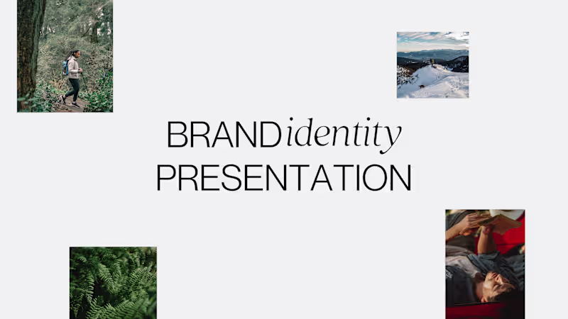 Cover image for Brand Identity Design Modern Minimal Logo Presentation