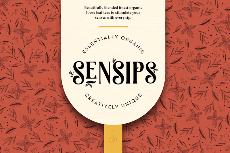 Cover image for Sensips - Brand Identity and Website UI on Behance