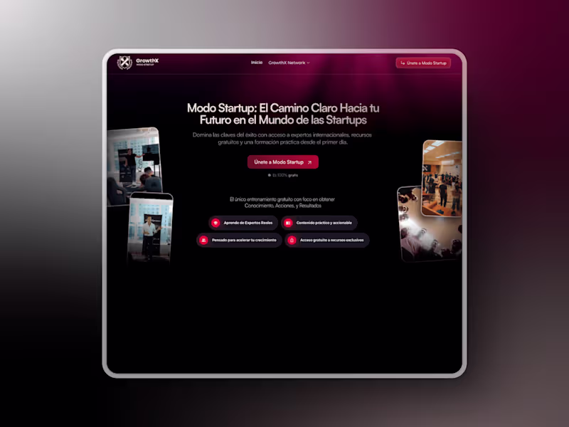 Cover image for One page - GrowthX · Startup College 