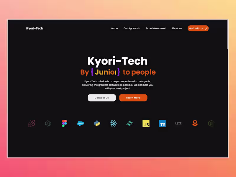 Cover image for Kyori-Tech - Development web and mobile