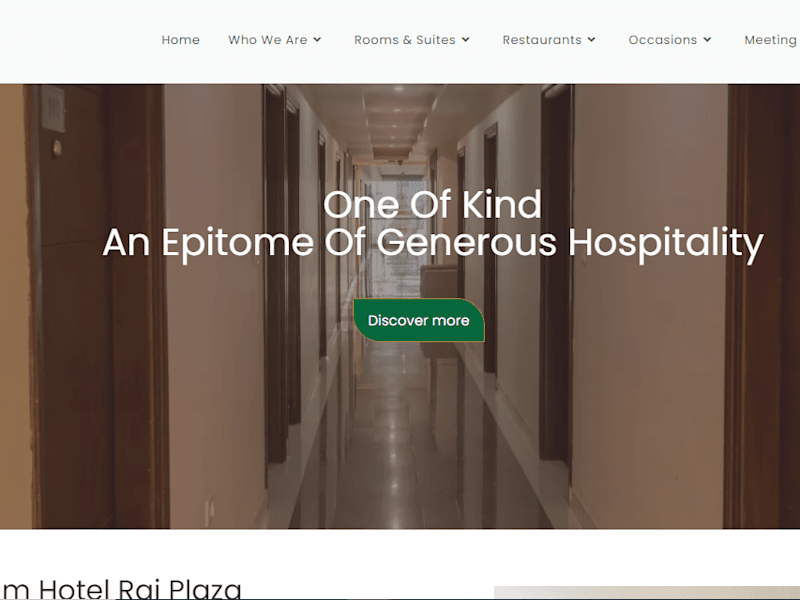 Cover image for Hotel Website