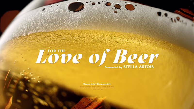 Cover image for For the Love of Beer: Stella Artois Spec Project