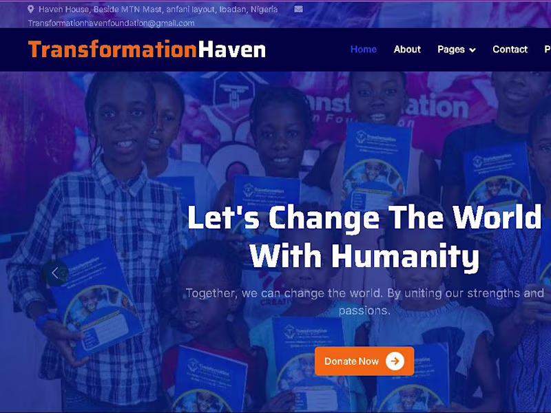 Cover image for Responsive NGO Website