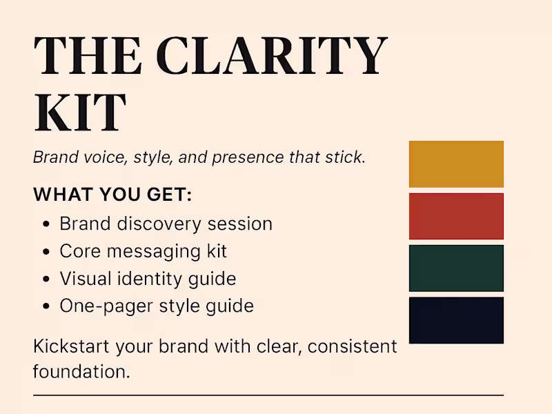 Cover image for From Blank Page to Brand Presence