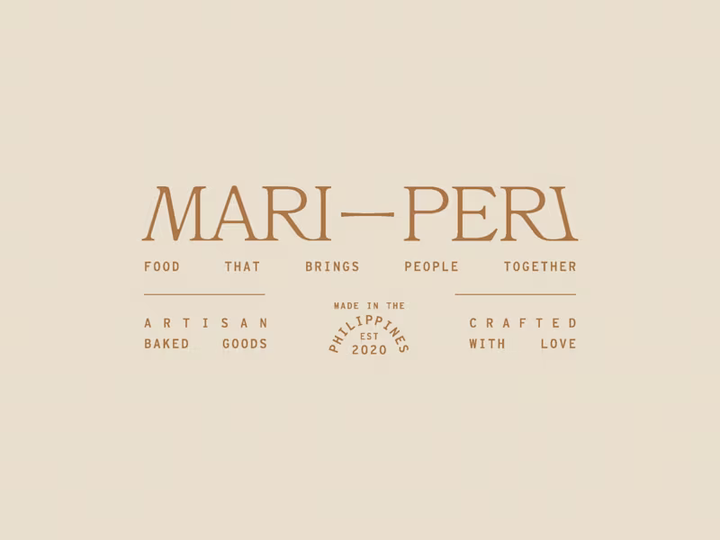 Cover image for Brand Identity for Mari-Peri Bakery