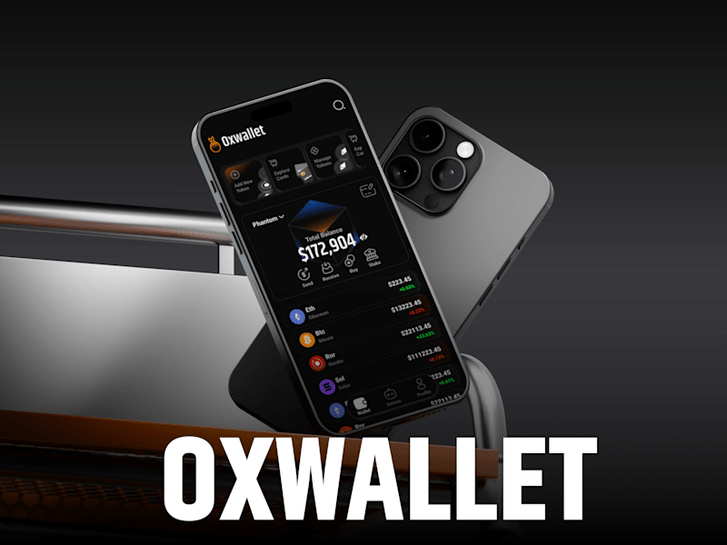 Cover image for OxWallet | Mobile Design | Crypto Wallet