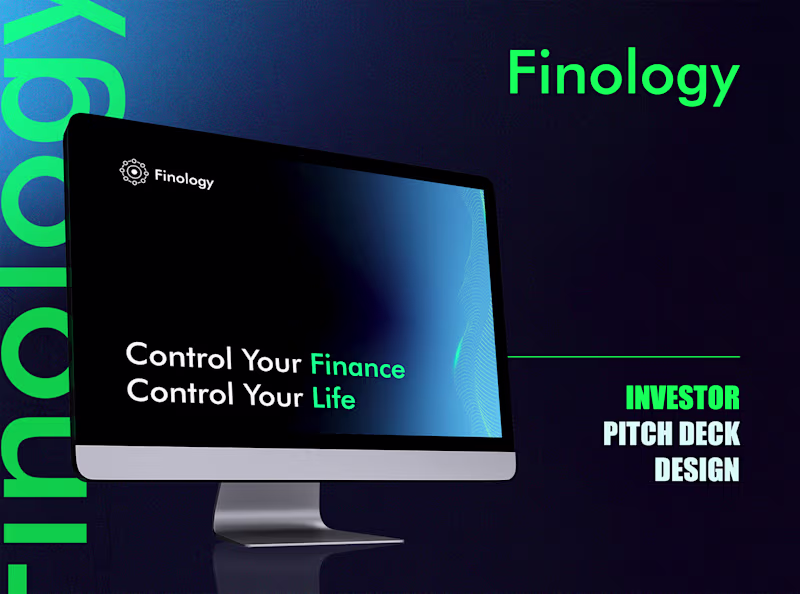 Cover image for Fintech Investor Pitch Deck :: Behance