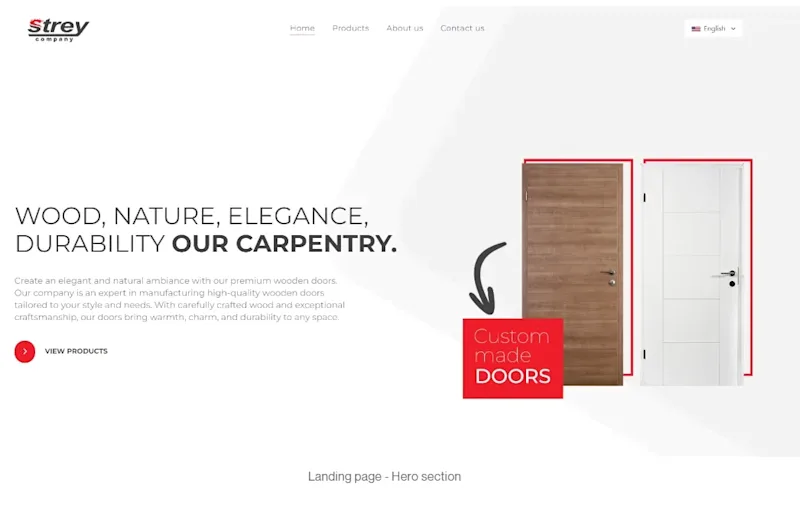 Cover image for Strey Company - Exquisite Wooden Doors