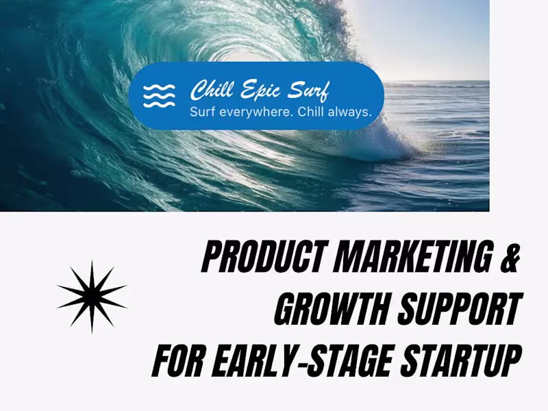 Cover image for Product Marketing and Growth Support for early-stage startup