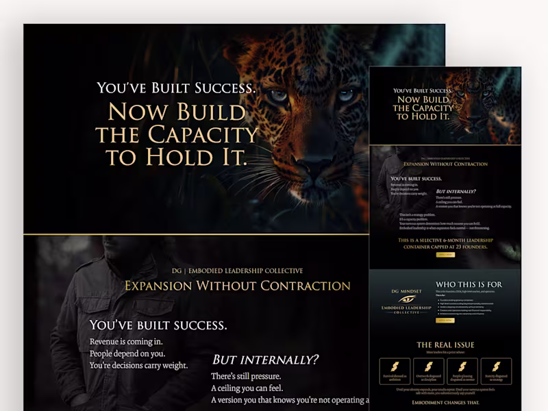 Cover image for Kajabi Application Landing Page Design