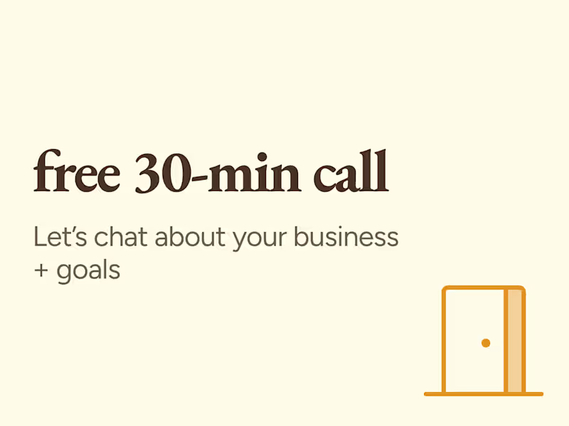 Cover image for FREE 30-Min Call: Let's Chat About Your Product + Goals