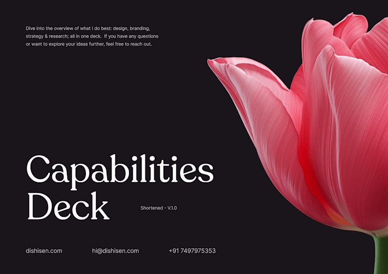 Cover image for Capabilities Deck 