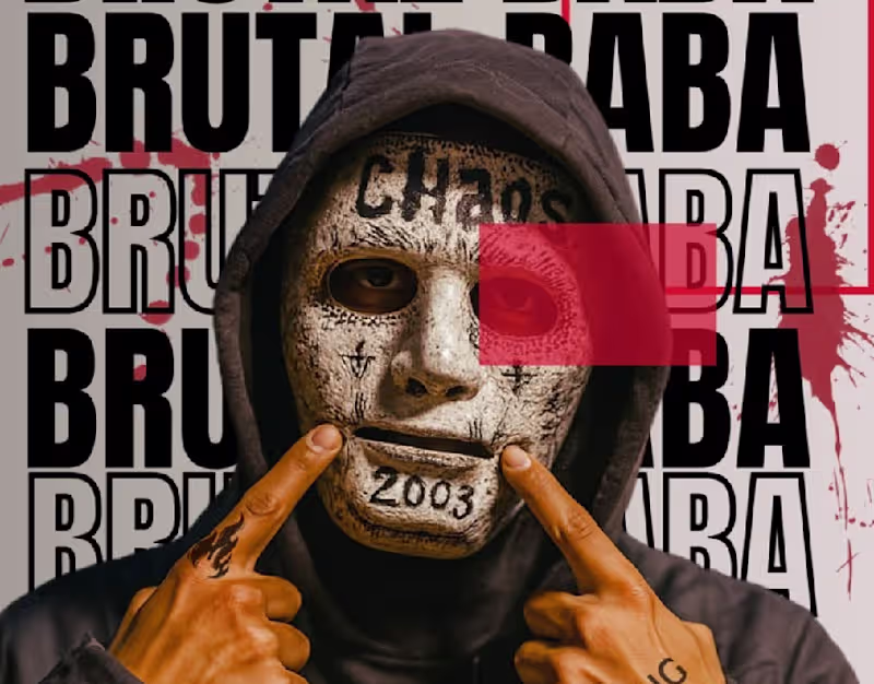 Cover image for Brutal Baba | Streetwear Poster Design
