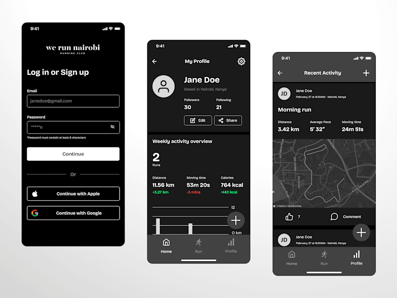 Cover image for We Run Nairobi mobile app
