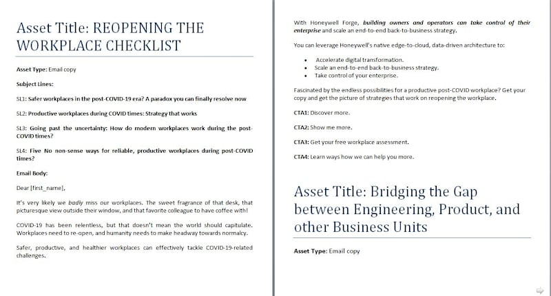 Cover image for Email Copywriting Project