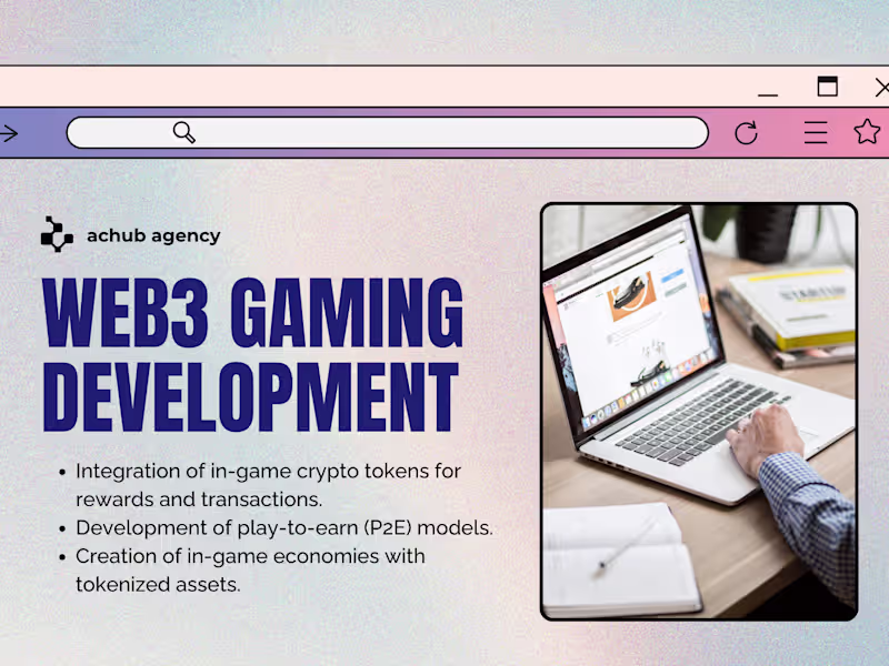 Cover image for Gaming ecosystems with blockchain integration