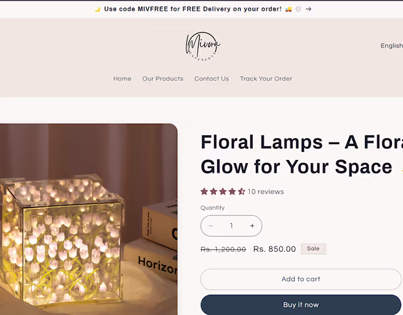 Cover image for Shopify E-commerce Website for Luxury Gifting Brand