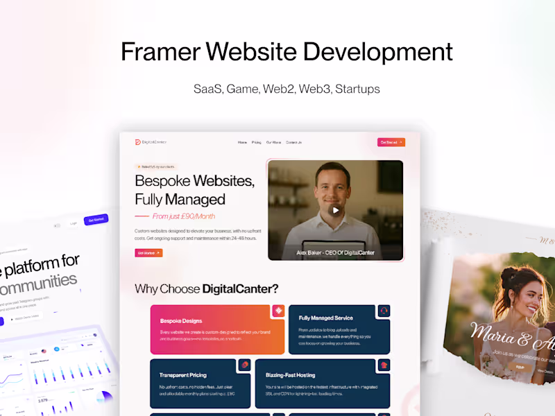 Cover image for Framer Website Development 