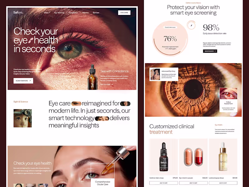 Cover image for Safeye - Eye Health Website
-
Safeye