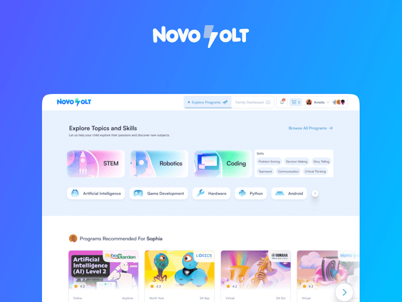 Cover image for NovoJolt Marketplace - E-learning 