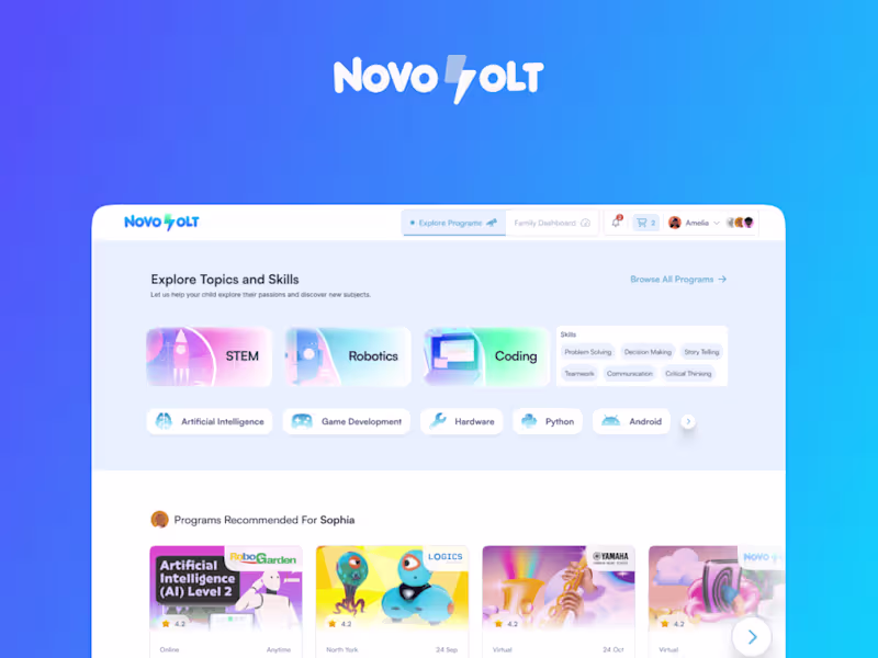Cover image for NovoJolt Marketplace - E-learning 