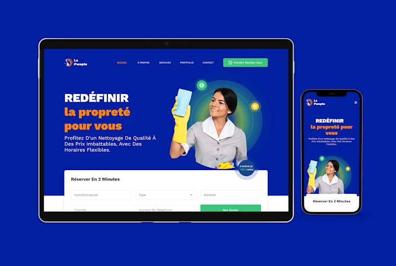 Cover image for La Pwopte: A website project