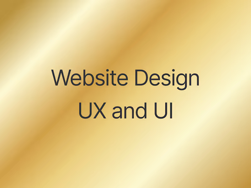 Cover image for Website Design 
