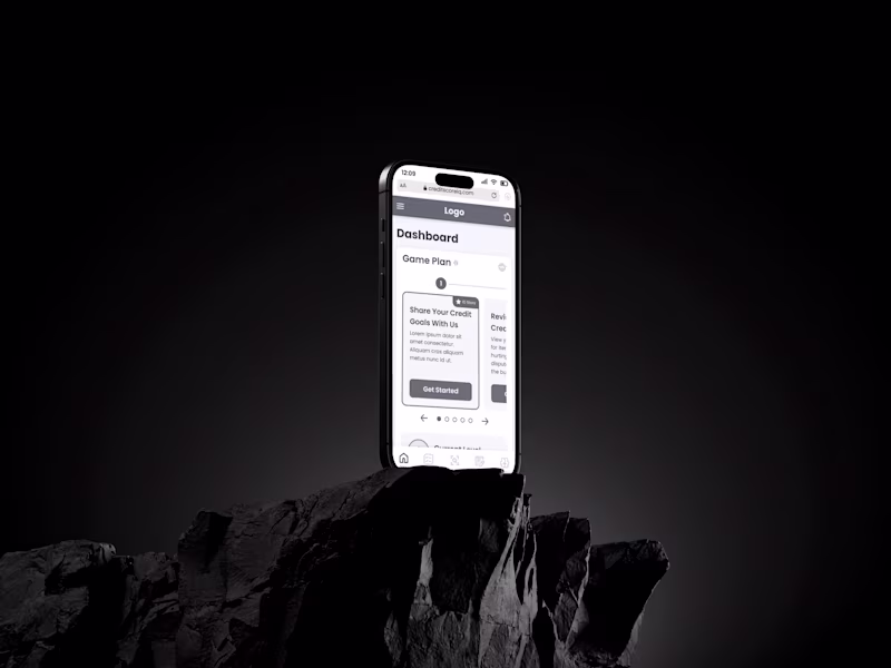 Cover image for CreditScoreIQ - UX Research & Prototype Dev