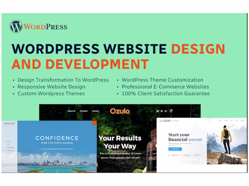 Cover image for Custom WordPress Website Design & Development