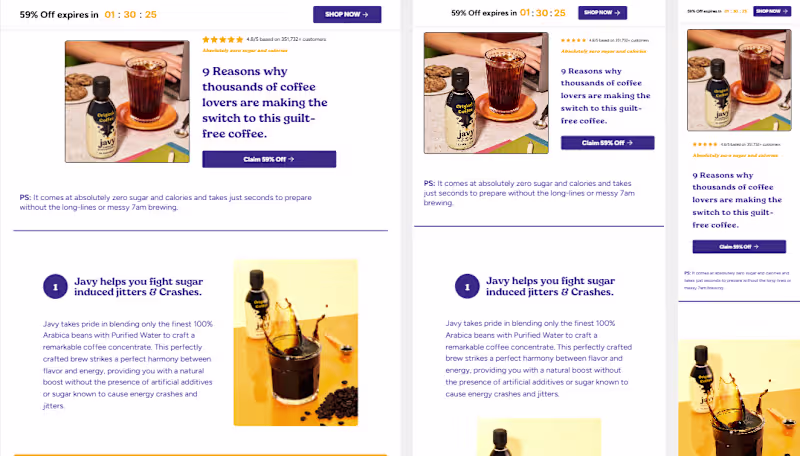 Cover image for A listicle For Javy brand