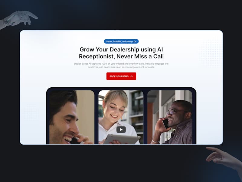Cover image for Dealer Surge AI Landing Page