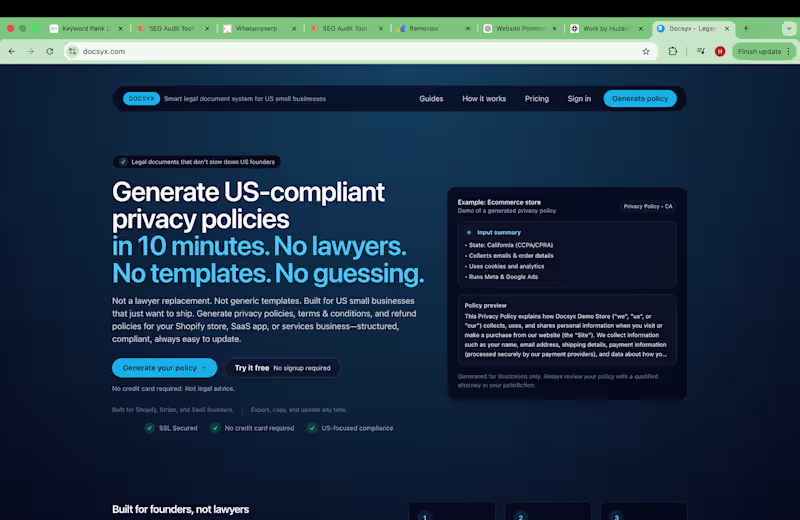 Cover image for Docsyx helps startups and small