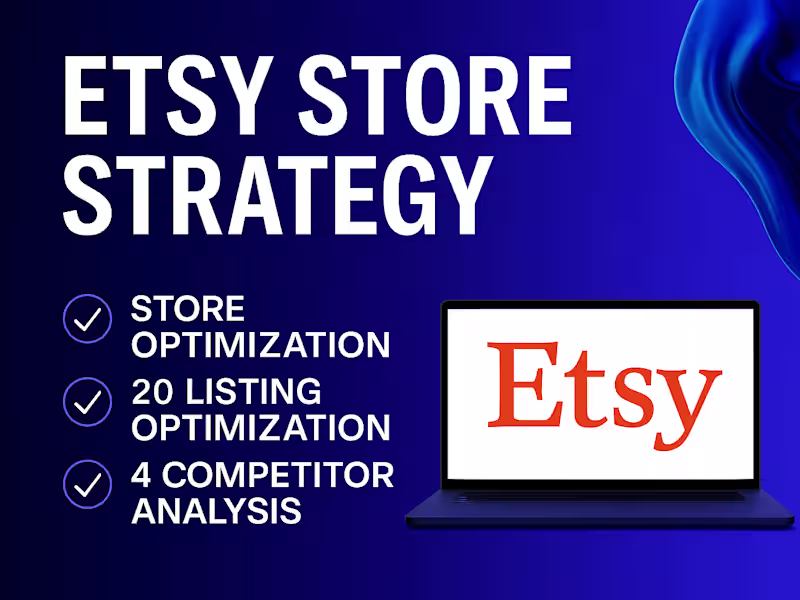 Cover image for Etsy Store Strategy
