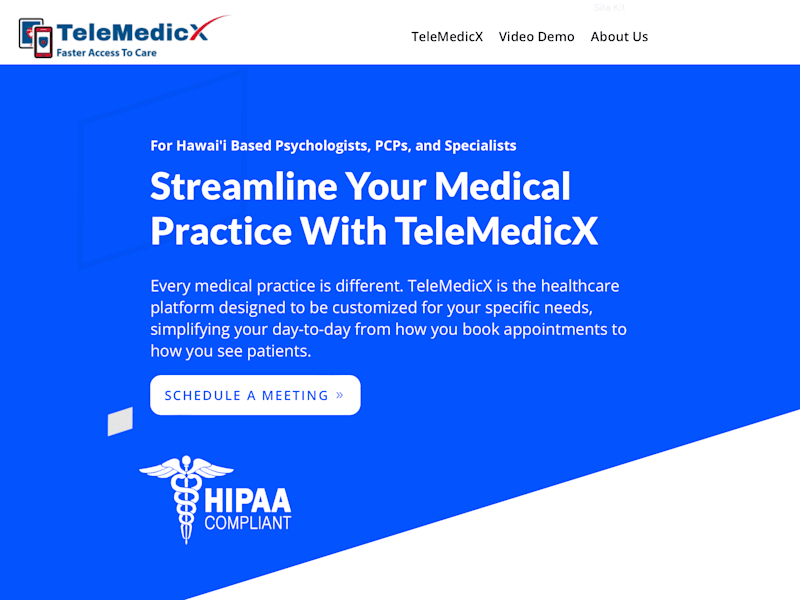 Cover image for TeleMedicX Website