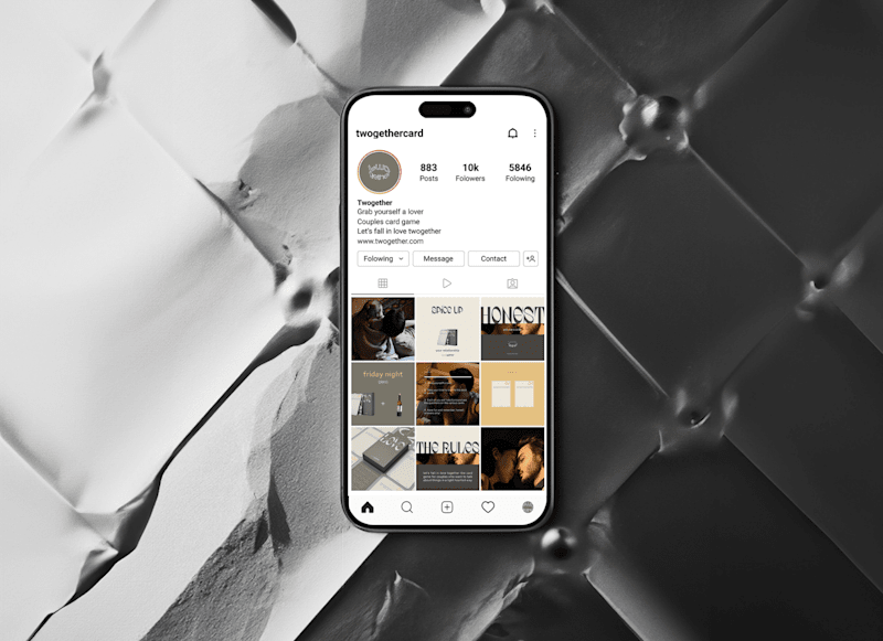 Cover image for Lifestyle couples card game | Brand Identity Design